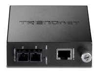 TRENDnet TFC-1000S20 - fibermediekonverterare - 1GbE - TAA-kompatibel TFC-1000S20