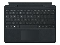 Microsoft Surface Pro Signature Keyboard - tangentbord - med pekplatta, accelerometer, Förvarings- och laddningsfack för Surface Slim Pen 2 - QWERTY - nordiskt (danska/finska/norska/svenska) - svart Inmatningsenhet 8XB-00009