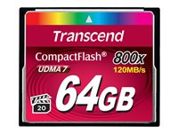 Transcend - flash-minneskort - 64 GB - CompactFlash TS64GCF800