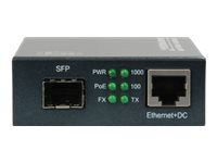 LevelOne GVT-2012 - fibermediekonverterare - 10Mb LAN, 100Mb LAN, 1GbE GVT-2012