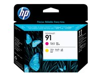 HP 91 - gul, magenta - skrivhuvud C9461A