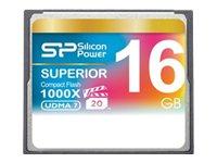 SILICON POWER Superior - flash-minneskort - 16 GB - CompactFlash SP016GBCFC1K0V10