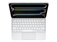 Apple Magic Keyboard - tangentbord och foliefodral - med pekdyna - QWERTY - amerikansk - vit Inmatningsenhet MWR03LB/A
