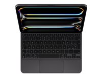 Apple Magic Keyboard - tangentbord och foliefodral - med pekdyna - QWERTY - italiensk - svart Inmatningsenhet MWR23T/A