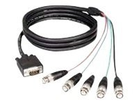 MicroConnect bildskärmskabel - 5 m VGA5BNC5