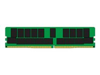 Kingston ValueRAM - DDR4 - sats - 128 GB: 4 x 32 GB - DIMM 288-pin - 2400 MHz / PC4-19200 - registrerad med paritet KVR24R17D4K4/128