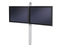 SMS Flatscreen X WFH 1955 - monteringssats - för 2 LCD-bildskärmar/videokonferenssystem - vit, aluminium PD091010-P0