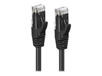 MicroConnect patch-kabel - 20 m - svart MC-UTP6A20S