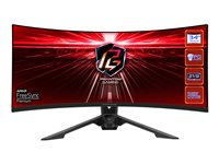 ASRock Phantom Gaming PG34WQ15R3A - LED-skärm - böjd - 34" - HDR PG34WQ15R3A