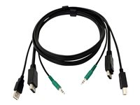 Black Box - video/USB/ljud-kabel - 1.8 m SKVMCBL-DP-06