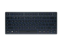 CHERRY KW 7100 MINI BT - tangentbord - QWERTY - europeiska - slate blue Inmatningsenhet JK-7100EU-22