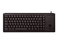 CHERRY Compact-Keyboard G84-4400 - tangentbord - engelska - svart Inmatningsenhet G84-4400LUBEU-2