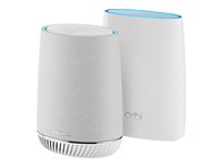 NETGEAR Orbi RBK50V - Wifi-system - Wi-Fi 5 - skrivbordsmodell - med Orbi Voice Smart Speaker (RBK50V) RBK50V-100EUS