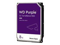 WD Purple WD84PURZ - hårddisk - 8 TB - SATA 6Gb/s WD84PURZ