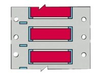 Brady PermaSleeve Wire Marking B-342 - fodral - matt - 500 stk - 25.4 x 42.16 mm PS-1000-2-RD-2