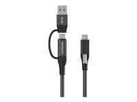 VivoLink - USB-C-kabeluppsättning - 24 pin USB-C till 24 pin USB-C - 1.5 m PROUSBCMM1.5ADP