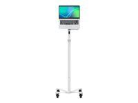 Compulocks Universal Invisible Mount Medical Rolling Cart Extended ställ - för bärbar dator/surfplatta - vit MCRSTDEXWSMP01W