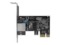 StarTech.com 1 Port PCIe Network Card - Low Profile - RJ45 Port - Realtek RTL8111H Chipset - Ethernet Network Card - NIC Server Adapter Network Card (ST1000SPEX2L) - nätverksadapter - PCIe - Gigabit Ethernet x 1 ST1000SPEX2L