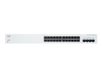 Cisco Business 220 Series CBS220-24T-4G - switch - 28 portar - smart - rackmonterbar CBS220-24T-4G-UK