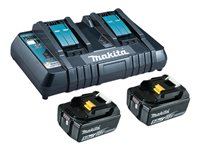 Makita batteriladdare - med batteri - 2 - Li-Ion 199482-2