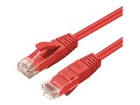 MicroConnect patch-kabel - 5 m - röd MC-UTP6A05R