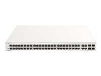 D-Link Nuclias Cloud-Managed DBS-2000-52MP - switch - 52 portar - smart - rackmonterbar DBS-2000-52MP/E