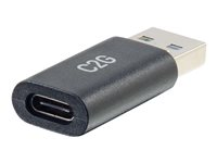 C2G USB C to USB Adapter - SuperSpeed USB Adapter - 5Gbps - F/M - USB typ C-adapter - 24 pin USB-C till USB typ A 54427