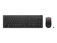 Lenovo Essential Wireless Combo Gen 2 - sats med tangentbord och mus - QWERTY - norsk - svart Inmatningsenhet 4X31N50732