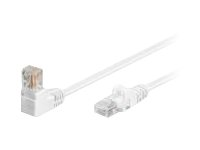 MicroConnect nätverkskabel - 15 m - vit UTP515WA