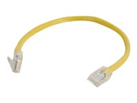 C2G Cat5e Non-Booted Unshielded (UTP) Network Patch Cable - patch-kabel - 0.5 m - gul 83100