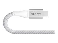 Alogic Super Ultra - USB typ C-kabel - 24 pin USB-C till 24 pin USB-C - 30 cm ULCC2030-SLV