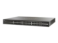 Cisco Small Business SG500X-48MP - switch - 48 portar - Administrerad - rackmonterbar SG500X-48MP-K9-G5