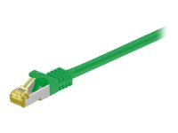 MicroConnect nätverkskabel - 25 cm - grön SFTP70025G