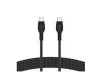 Belkin BoostCharge - USB typ C-kabel - 24 pin USB-C till 24 pin USB-C - 2 m CAB011bt2mBK