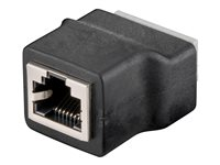 MicroConnect nätverkskontakt - svart KON032