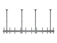 Multibrackets M Ceiling Mount Pro MBC5X1U monteringssats - en sida - för 5 LCD-bildskärmar - svart 7350105215353