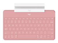 Logitech Keys-To-Go - tangentbord - QWERTY - italiensk - rosaskimrande Inmatningsenhet 920-010041