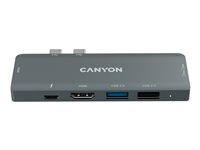 Canyon DS-5 - dockningsstation - USB-C - 7-slot - HDMI CNS-TDS05B