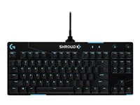 Logitech Pro X - tangentbord - QWERTZ - tysk - svepning Inmatningsenhet 920-009847