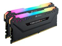 CORSAIR Vengeance RGB PRO - DDR4 - sats - 32 GB: 2 x 16 GB - DIMM 288-pin - 3600 MHz / PC4-28800 - ej buffrad CMW32GX4M2Z3600C18