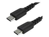 StarTech.com 1 m USB-C-kabel&nbsp;-&nbsp;svart - USB typ C-kabel - 24 pin USB-C till 24 pin USB-C - 1 m RUSB2CC1MB