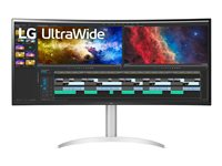 LG 38WQ75C-W - LED-skärm - böjd - 38" - HDR 38WQ75C-W.AEU