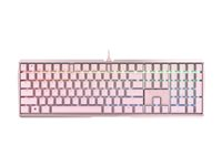 CHERRY MX-Board 3.0S - tangentbord - 100% full size - QWERTY - USA med eurosymbol - rosa Inmatningsenhet G80-3874HWBEU-9