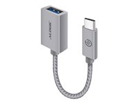 ALOGIC Prime Series - USB typ C-adapter - USB typ A till 24 pin USB-C - 10 cm MU31CAF-SGR