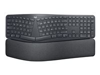 Logitech ERGO K860 Split Keyboard for Business - tangentbord - tysk - grafit Inmatningsenhet 920-010345