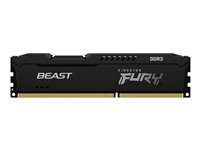 Kingston FURY Beast - DDR3 - modul - 4 GB - DIMM 240-pin - 1866 MHz / PC3-14900 - ej buffrad KF318C10BB/4