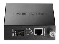 TRENDnet TFC-1000MGA - fibermediekonverterare - 10Mb LAN, 100Mb LAN, 1GbE - TAA-kompatibel TFC-1000MGA