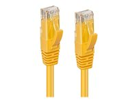 MicroConnect patch-kabel - 5 m - gul MC-UTP6A05Y