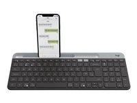 Logitech Slim Multi-Device K580 - tangentbord - hela norden - grafit Inmatningsenhet 920-009274