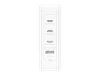 Belkin BoostCharge Pro strömadapter - GaN-teknik - USB, 3 x USB-C - 140 Watt WCH014BTWH